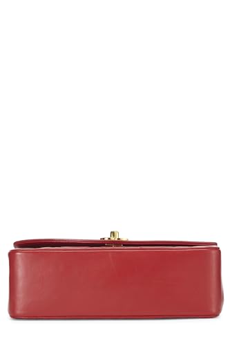 Chanel,  Red Quilted Lambskin Diana Flap Small, Red