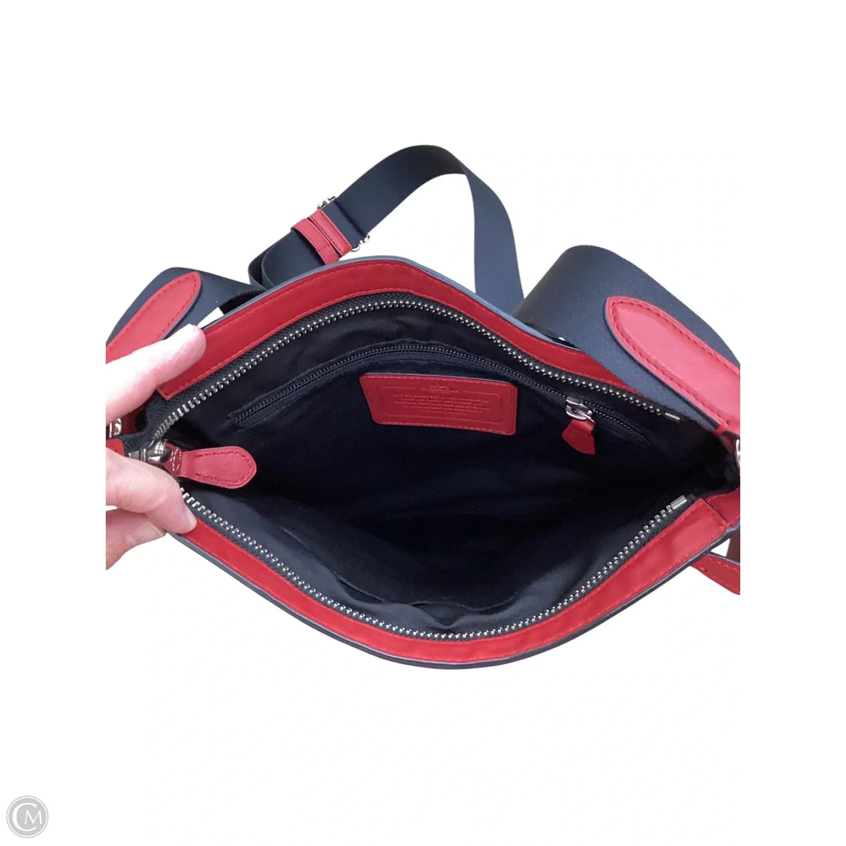 Crossbody Designer By Coach, Size: Large