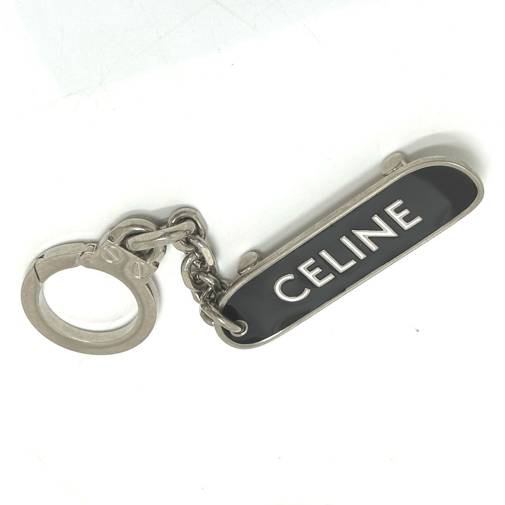 CELINE key ring metal black skateboard mens Secondhand