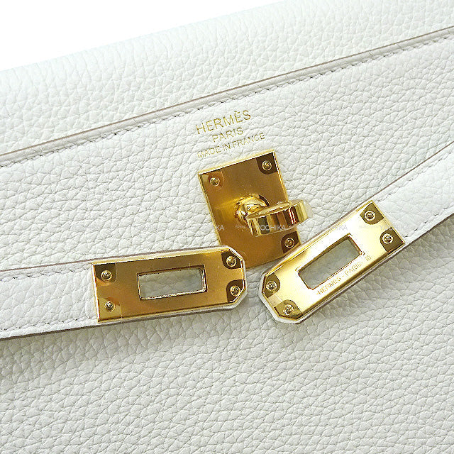 HERMES Shoulder bag Kelly25 Retourne Mushroom Veau Togo Gold HW Stamp