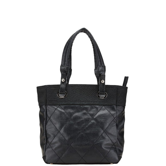 Chanel Paris Biarritz Matelasse PVC Canvas Tote Bag