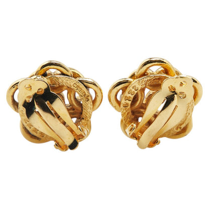 Chanel Coco Mark Flower Earrings