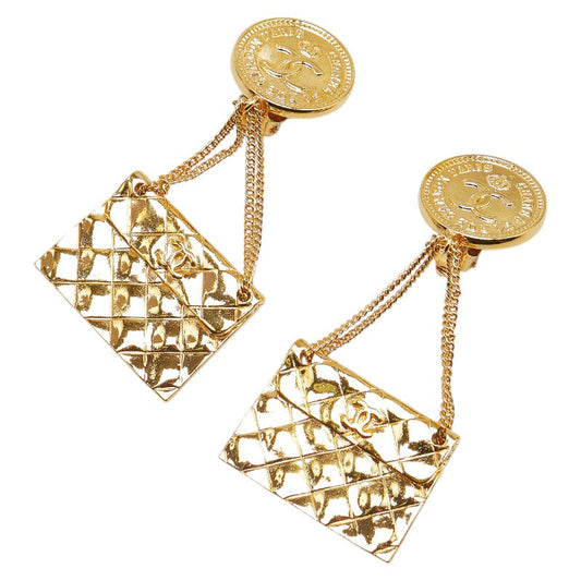 Chanel Coco Mark 31 RUE CAMBON PARIS Matelassé Earrings
