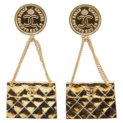 Chanel Coco Mark 31 RUE CAMBON PARIS Matelassé Earrings