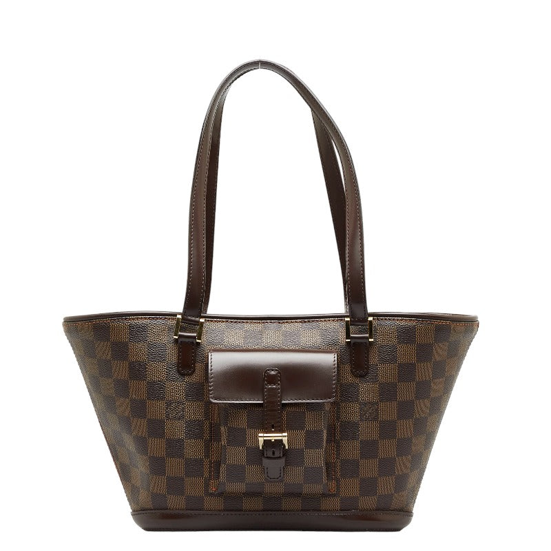 Louis Vuitton PM Handbag N51121 Brown PVC Leather  Louis Vuitton