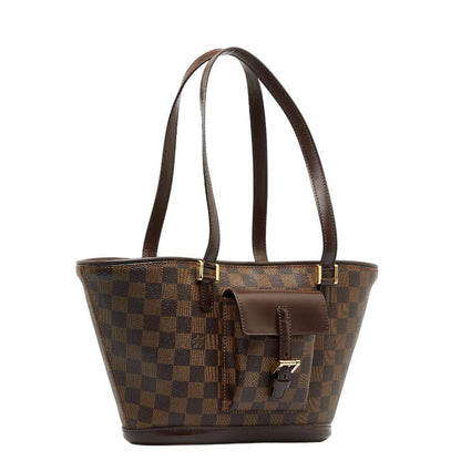 Louis Vuitton PM Handbag N51121 Brown PVC Leather  Louis Vuitton