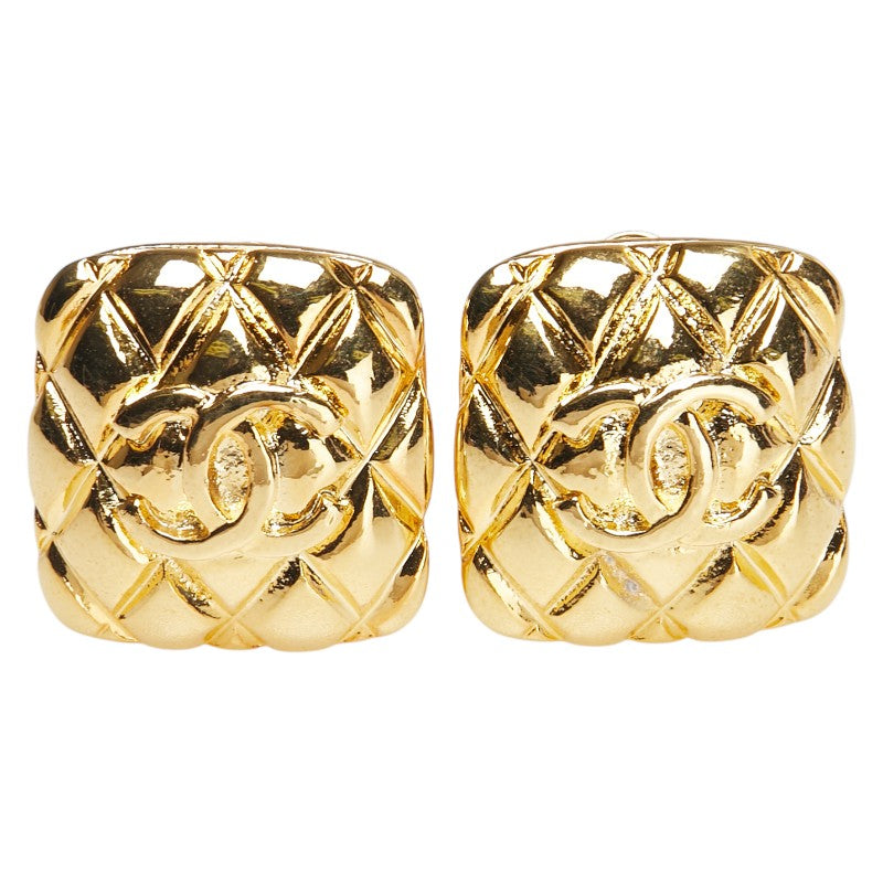 Chanel Coco Mark Matelasse Earrings