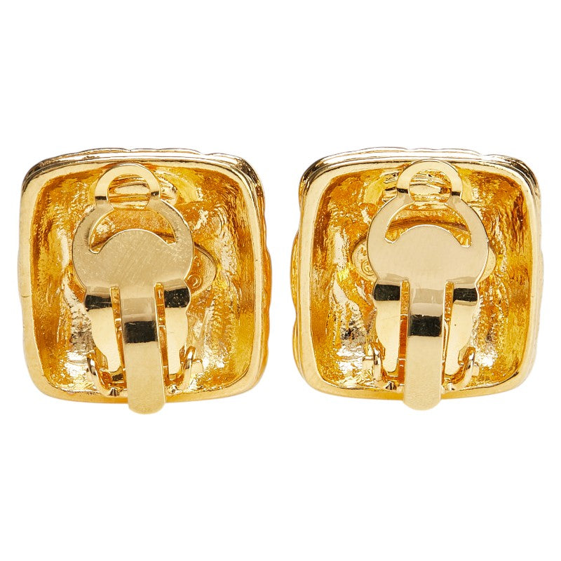 Chanel Coco Mark Matelasse Earrings