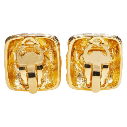 Chanel Coco Mark Matelasse Earrings