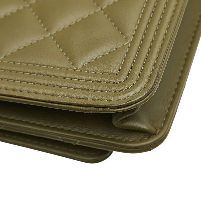 Chanel Boy Chanel Lambskin Shoulder Bag