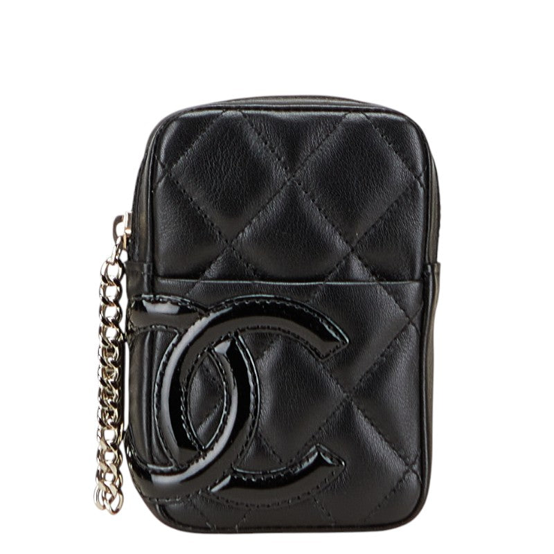 Chanel Cambon Line Coco Mark Leather Cigarette Case