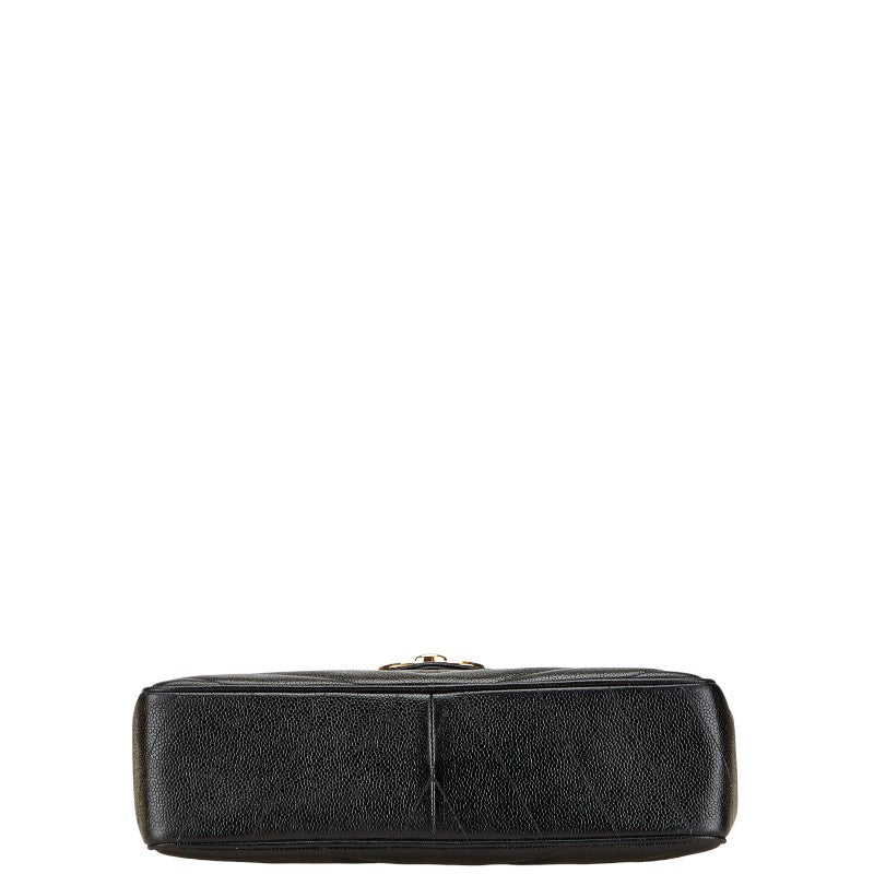 Chanel Chevron Caviar Shoulder Bag