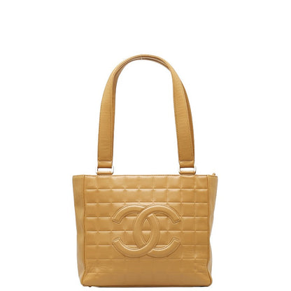 Chanel CC Chocolate Bar Tote  Leather Tote Bag in Fair condition