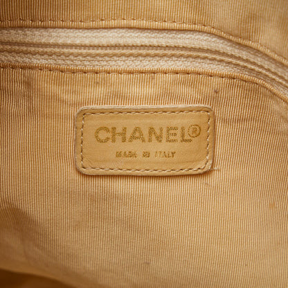 Chanel CC Chocolate Bar Tote  Leather Tote Bag in Fair condition