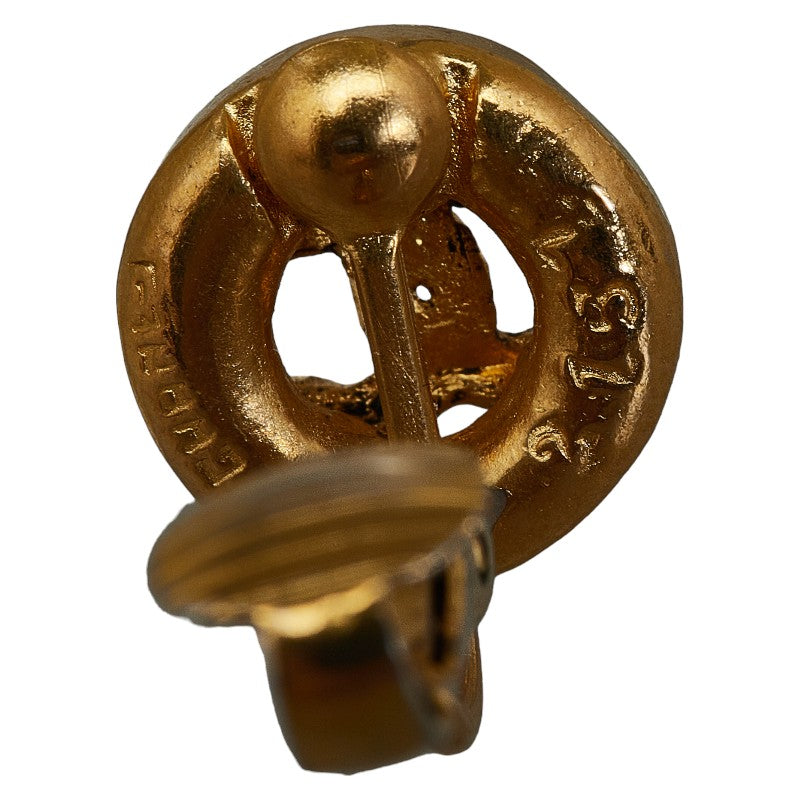 Chanel CC Clip On Earrings  Metal Earrings in Good condition