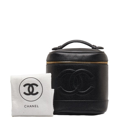 Chanel Vanity Bag Leather Vanity Bag A01998 in Excellent condition