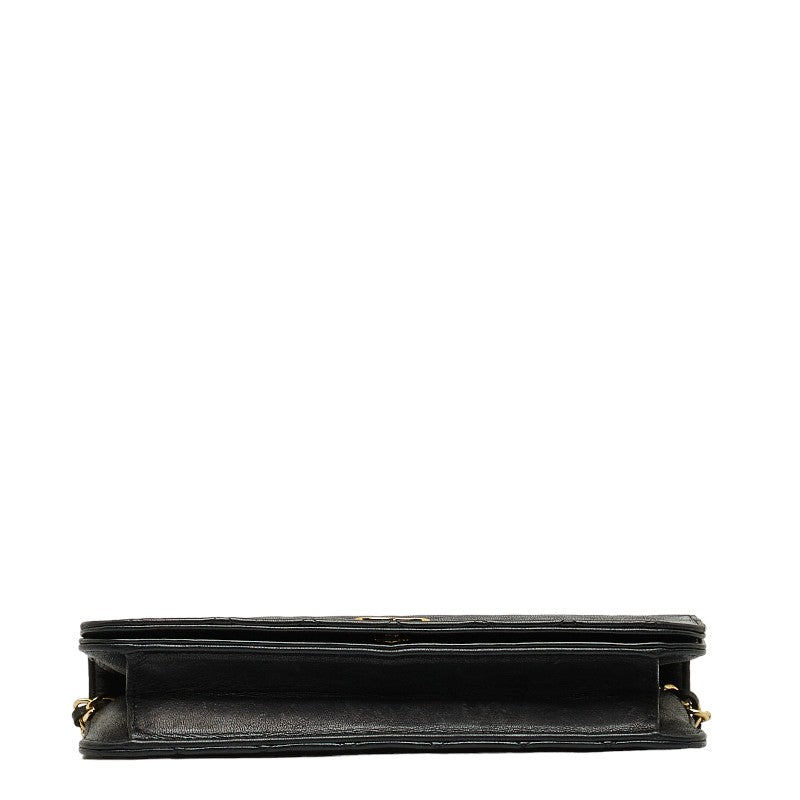 Chanel Matelasse Coco Push Lock Chain Shoulder Bag Leather Shoulder Bag in Good condition