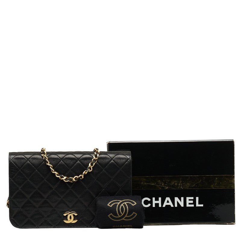 Chanel Matelasse Coco Push Lock Chain Shoulder Bag Leather Shoulder Bag in Good condition