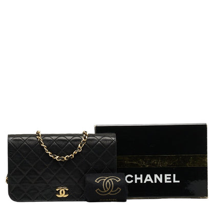 Chanel Matelasse Coco Push Lock Chain Shoulder Bag Leather Shoulder Bag in Good condition