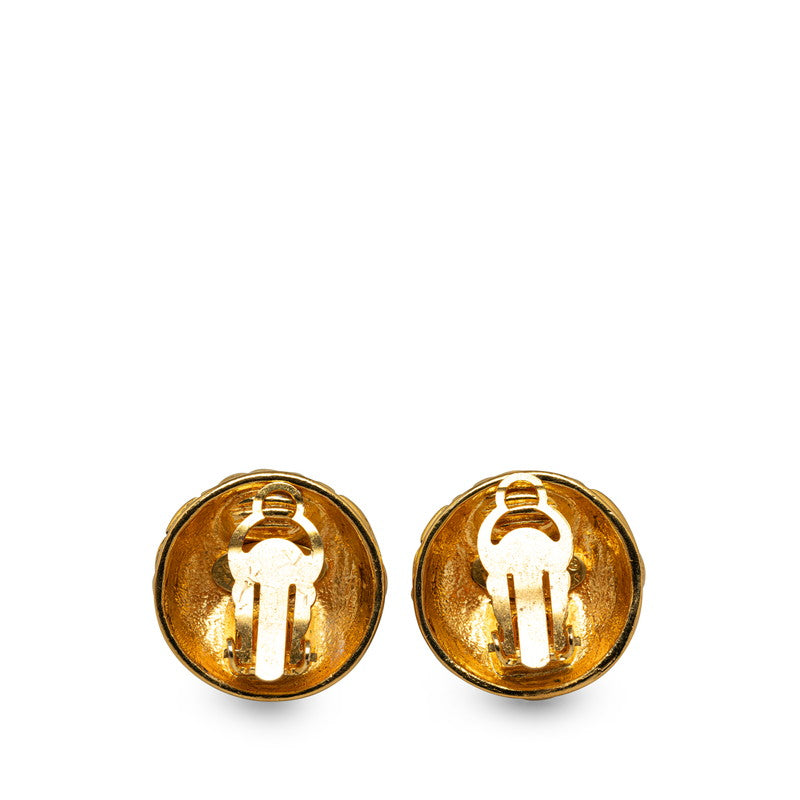 CC Quilted Clip On Earrings - '10s