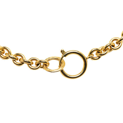 Chanel CC Medallion Pendant Necklace Metal Necklace in Good condition