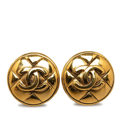 CC Quilted Clip On Earrings - '10s