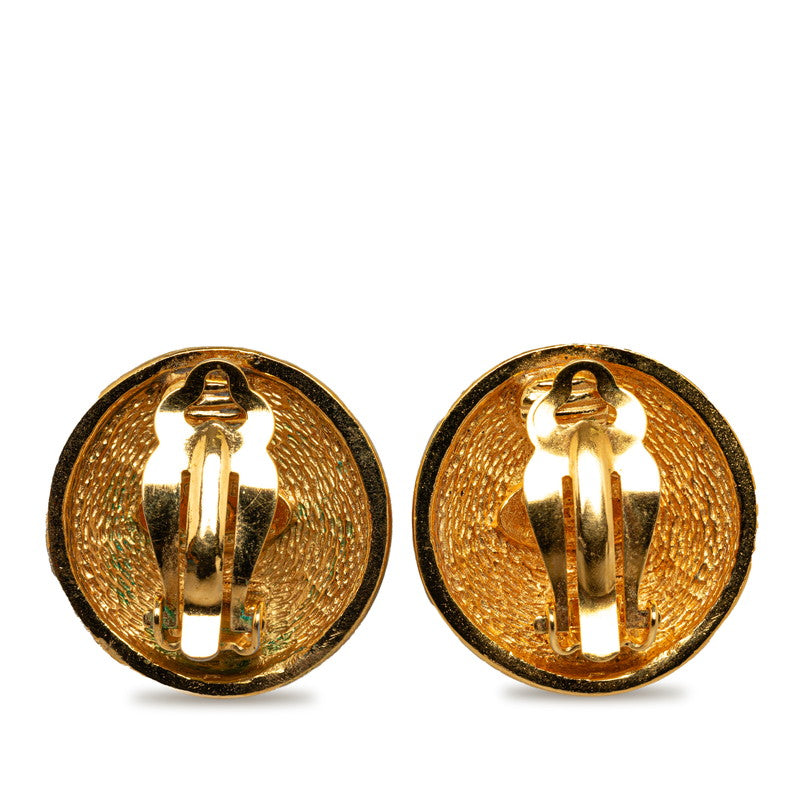 CC Quilted Clip On Earrings - '10s