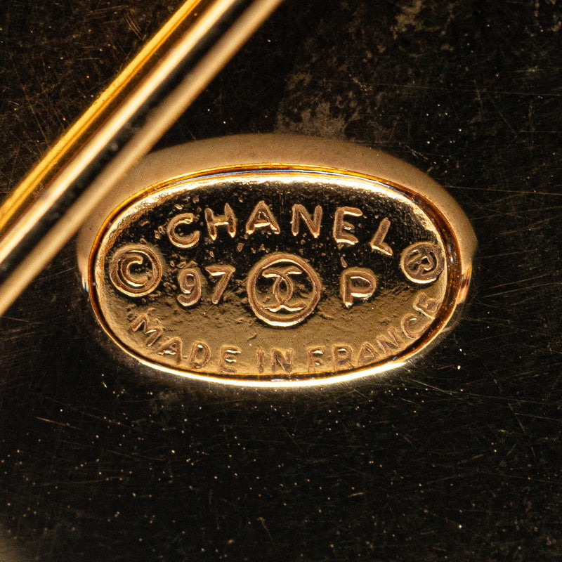 Chanel CC Turnlock Logo Brooch Metal Brooch in Excellent condition