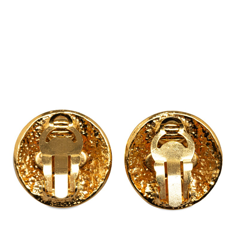 Chanel CC Clip On Earrings Metal Earrings in Excellent condition