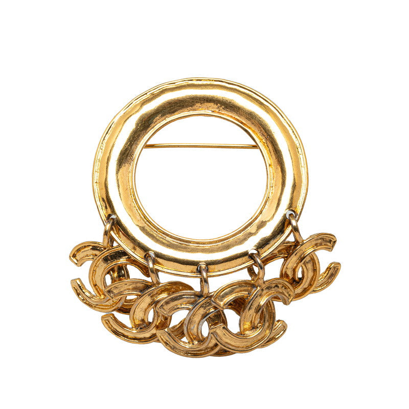 Chanel 5-Row CC Hoop Brooch Metal Brooch in Good condition