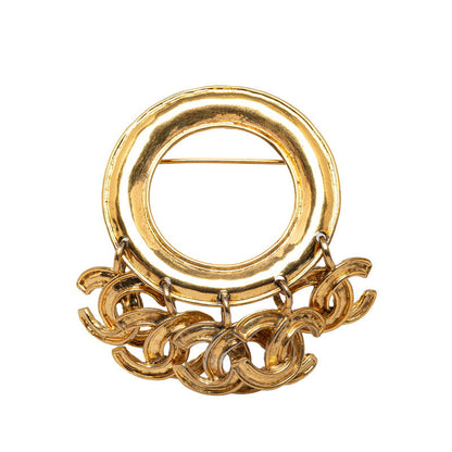 Chanel 5-Row CC Hoop Brooch Metal Brooch in Good condition