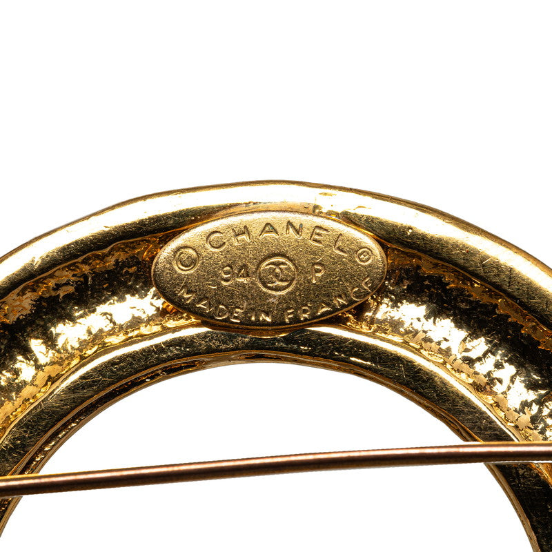 Chanel 5-Row CC Hoop Brooch Metal Brooch in Good condition