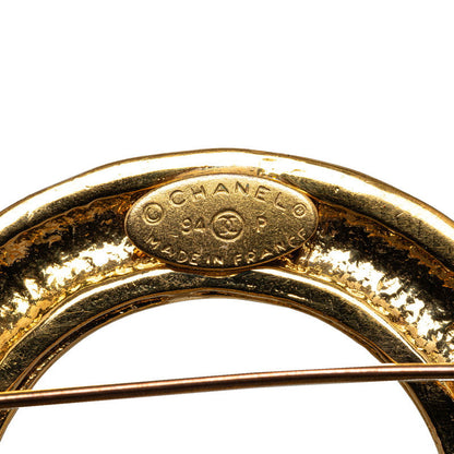 Chanel 5-Row CC Hoop Brooch Metal Brooch in Good condition