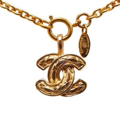 Chanel CC Matelasse Chain Necklace  Metal Necklace in Good condition