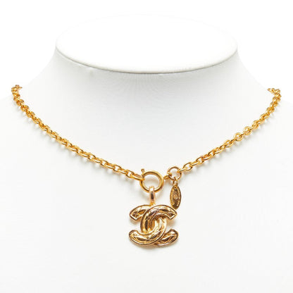 Chanel CC Matelasse Chain Necklace  Metal Necklace in Good condition