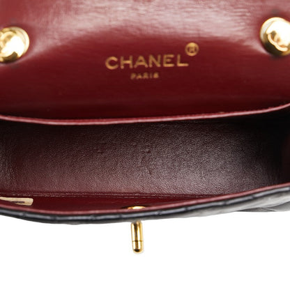 Chanel Mini Classic Single Flap Bag  Leather Shoulder Bag in Good condition