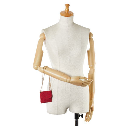 Chanel CC Quilted Cotton Mini Shoulder Bag Cotton Shoulder Bag in Good condition