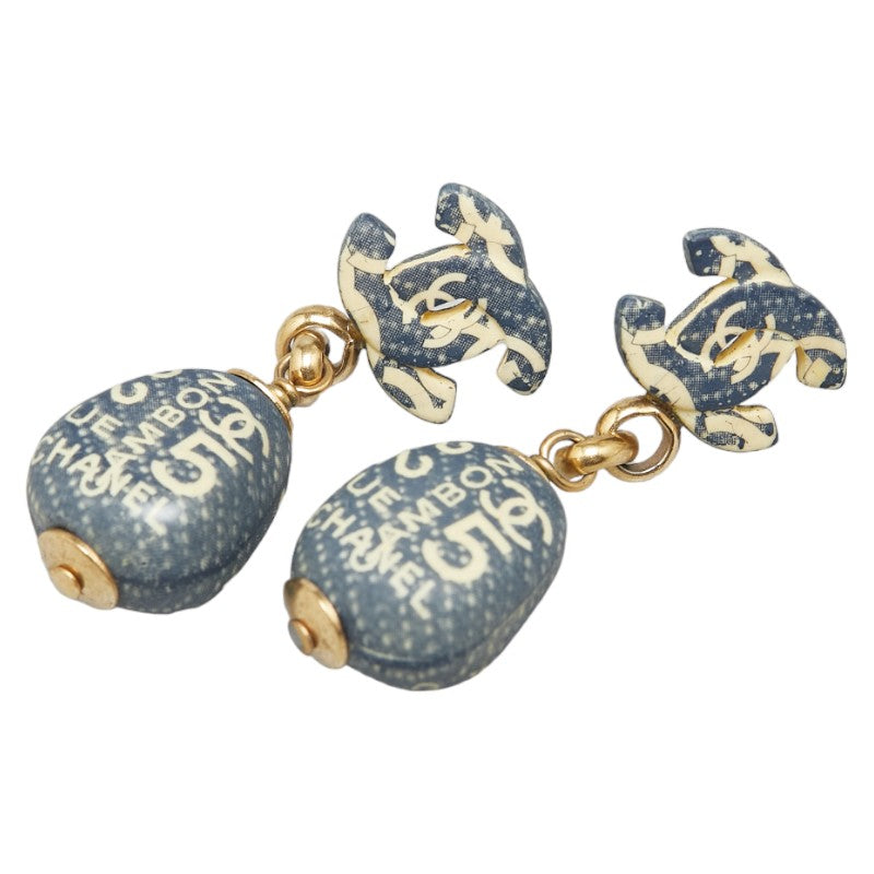 Chanel CC Swing Earrings Metal Earrings in Good condition