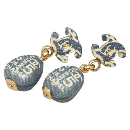Chanel CC Swing Earrings Metal Earrings in Good condition