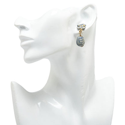 Chanel CC Swing Earrings Metal Earrings in Good condition