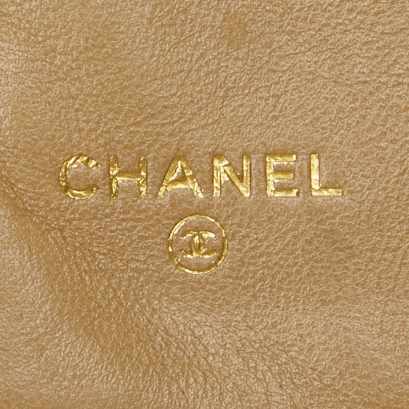 Chanel CC Caviar Bifold Wallet Leather Long Wallet in Good condition