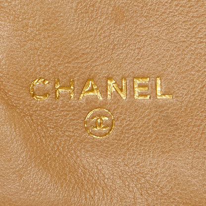 Chanel CC Caviar Bifold Wallet Leather Long Wallet in Good condition