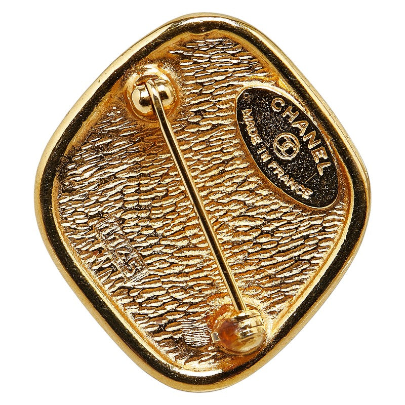 Chanel Diamond Frame 31 Rue Cambon Brooch Metal Brooch in Excellent condition