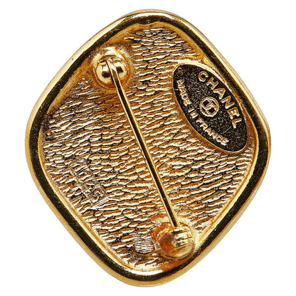 Chanel Diamond Frame 31 Rue Cambon Brooch Metal Brooch in Excellent condition