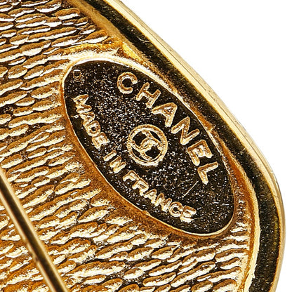 Chanel Diamond Frame 31 Rue Cambon Brooch Metal Brooch in Excellent condition
