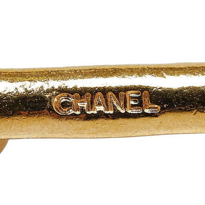 Chanel Round Plate Logo Chain Necklace Metal Necklace in Excellent condition