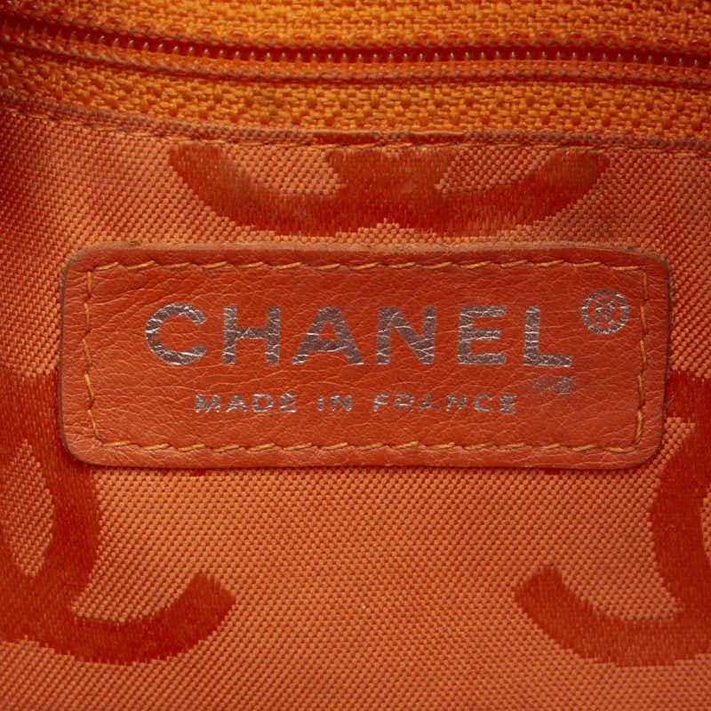 Chanel Cambon Line Handbag Leather Handbag 9049450 in Good condition