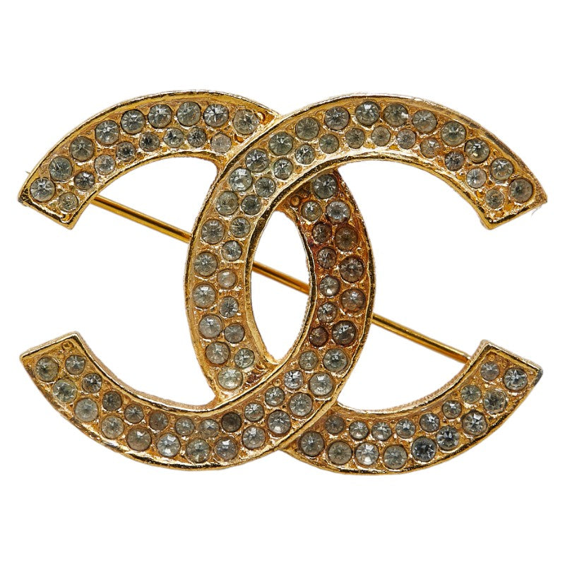 Chanel Coco Mark Rhinestone Brooch