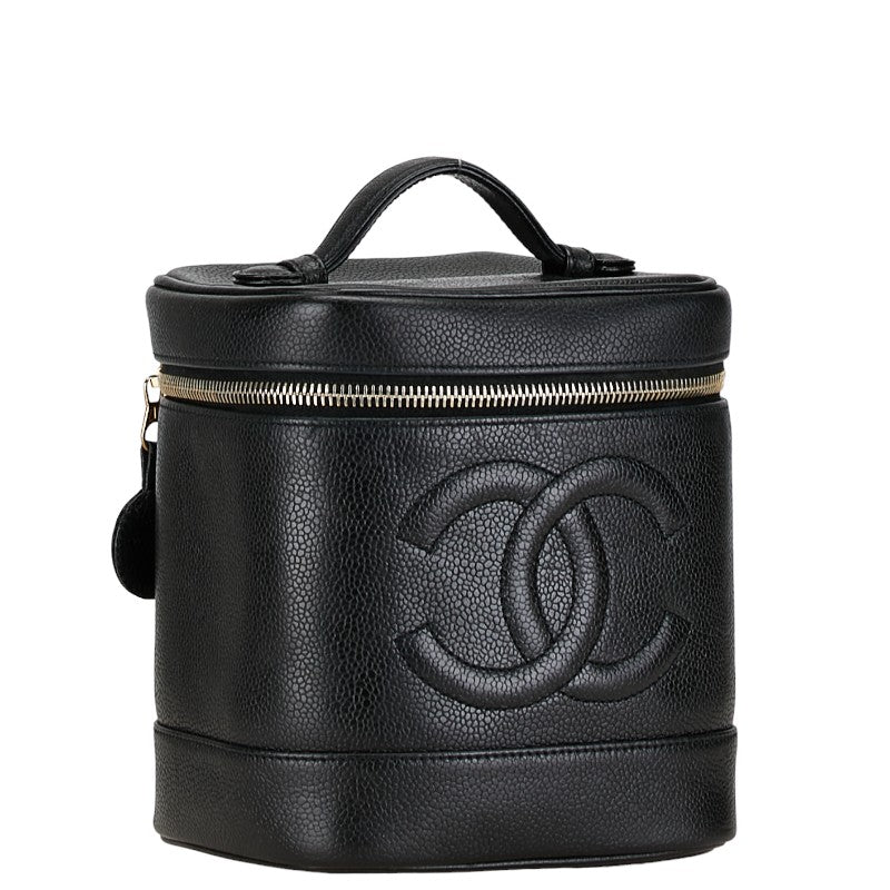 Chanel Vanity Bag Leather Vanity Bag A01998 in Good condition