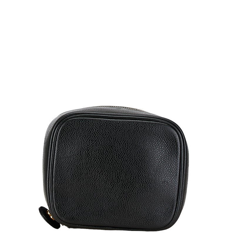 Chanel Vanity Bag Leather Vanity Bag A01998 in Good condition